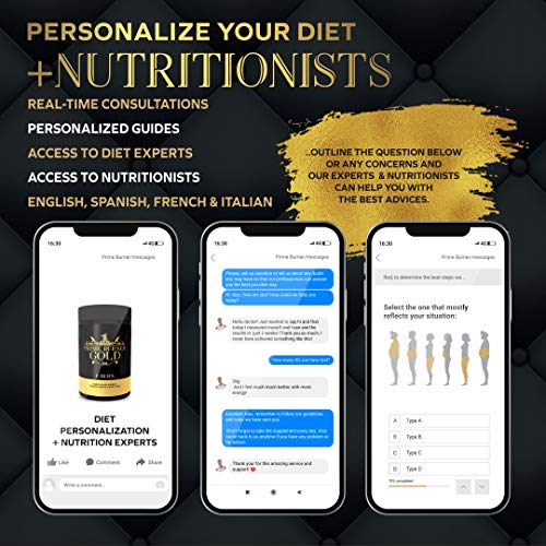 Prime Burner Gold | Quemador de Grasa 100% Natural| Fórmula Activa Para Keto Dieta| Ingredientes Naturales Quemagrasas | Vegano | Certificado Por Laboratorio | 90 Cápsulas | Fabricado en la UE