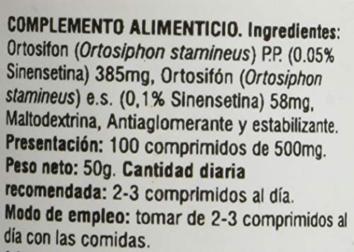 Prisma Natural Ortosifon 500Mg - 100 Comprimidos