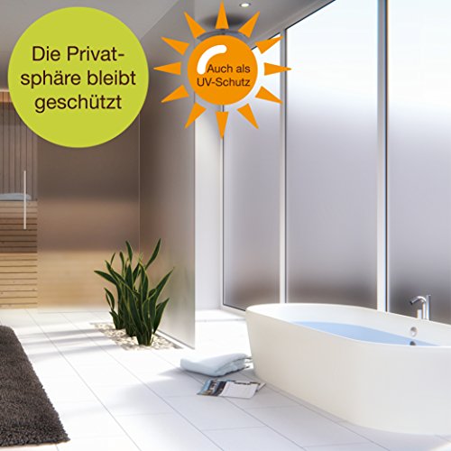 ProfessionalTree Vinilo Cristal Ventana Autoadhesivo – Pegatina Película Efecto Traslúcido Mate para Proteger tu Privacidad - Incluye alisador - Medida 90x200 cm (1 rollo)