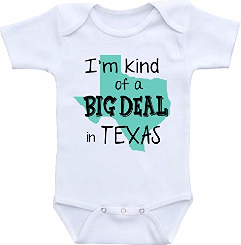 Promini - Body para bebé con texto en inglés "I'm Kind of a Big Deal in Texas"