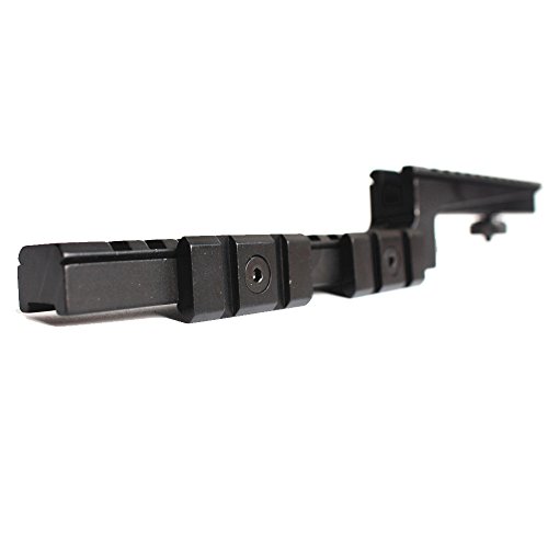 Promoción Aleación de Aluminio 20mm Weaver/Picatinny Rail Z-Tipo Rifle Rail Base del Montaje del Alcance con el Lado Off-Set Bi-Level Carry Handle