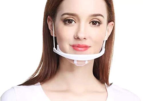 Protector Facial Plastico Transparente 1 Unidad Máscarilla Boca Nariz Plastico Antiniebla Mascara Escudo Transparente Protector Antisalpicaduras (1)