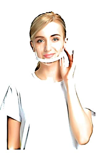 Protector Facial Plastico Transparente 1 Unidad Máscarilla Boca Nariz Plastico Antiniebla Mascara Escudo Transparente Protector Antisalpicaduras (1)