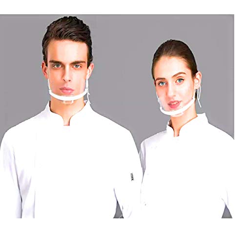 Protector Facial Plastico Transparente 1 Unidad Máscarilla Boca Nariz Plastico Antiniebla Mascara Escudo Transparente Protector Antisalpicaduras (1)