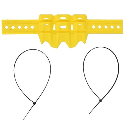Protector térmico de tubo, silenciador de escape Protector de tubo Protector de calor Cubierta Silenciador Protector de tubo apto para Scooter R6 MT-09 ATV(Amarillo)