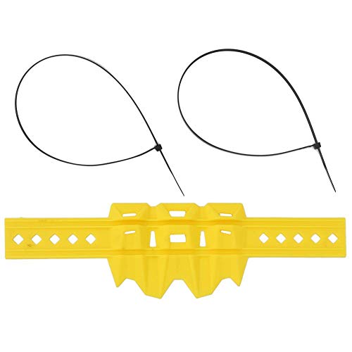 Protector térmico de tubo, silenciador de escape Protector de tubo Protector de calor Cubierta Silenciador Protector de tubo apto para Scooter R6 MT-09 ATV(Amarillo)