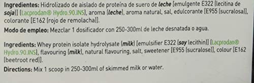 Proteína Hidrolizada de Suero de HSN Evohydro 2.0 | Hydro Whey | A partir de Whey Protein Isolate | Rica en BCAAs y Glutamina | Proteína Vegetariana, Sin Gluten, Sin Lactosa, Fresa Choco Blanco, 500g
