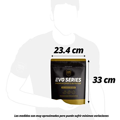 Proteína Hidrolizada de Suero de HSN Evohydro 2.0 | Hydro Whey | A partir de Whey Protein Isolate | Rica en BCAAs y Glutamina | Proteína Vegetariana, Sin Gluten, Sin Lactosa, Fresa Choco Blanco, 500g