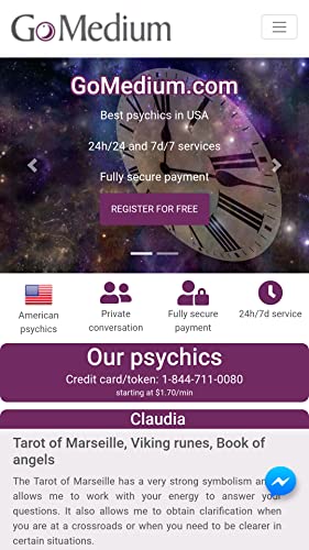 Psychic reading - Tarot - Daily horoscope