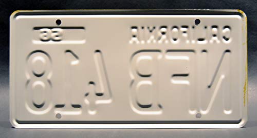 Psycho | NFB 418 | Metal Stamped License Plate