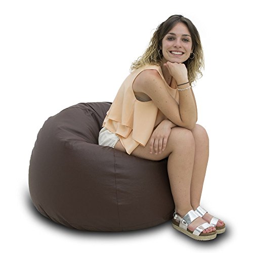 Puff Pomelo Polipiel L 90x50cm (Blanco)