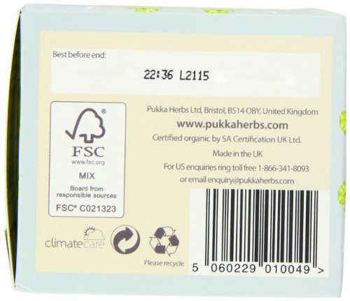 Pukka Herbs Organic Three Fennel Tea - Pack of 20 Sachets