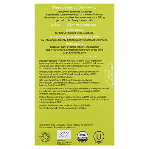 Pukka - Three Cinnamon Tea - 40g (Case of 4)