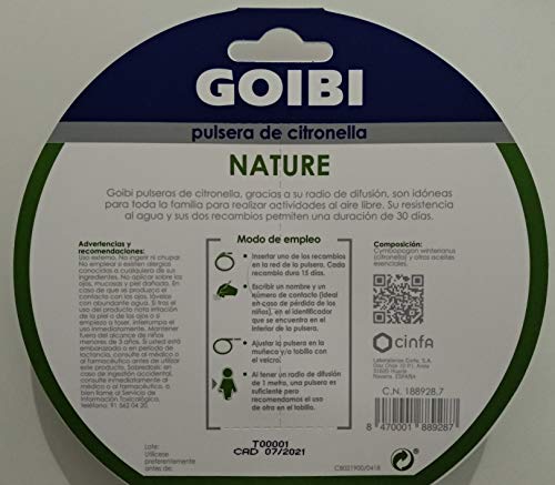 Pulsera antimosquitos Goibi de citronella estrellas