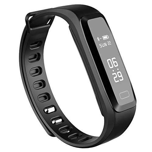 Pulsera Inteligente ® G15 información de pulsera inteligente llamada tasa de monitor de oxígeno a la presión recordatorio empuje rechazar reloj del movimiento del podómetro , black