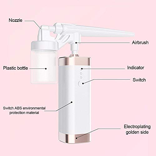Pulverizador Nano Mist, Limpiador facial, Máquina de elevación, Dispositivo portátil para el cuidado de la belleza de la piel, Pulverizador humectante profesional para antiarrugas