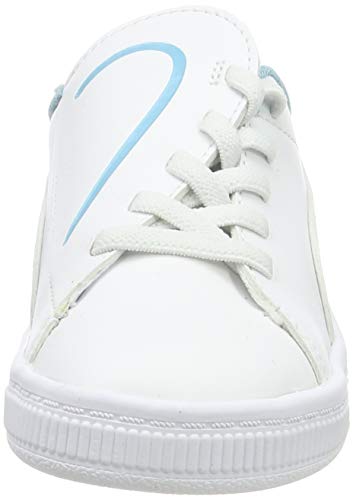 PUMA Basket Crush AC Inf, Zapatillas para Niñas, White-Milky Blue, 27 EU