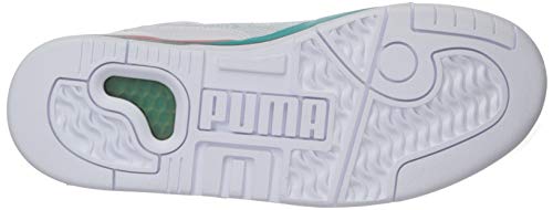 PUMA Men's Palace Guard Sneaker, White-Geranium, 11.5 M US