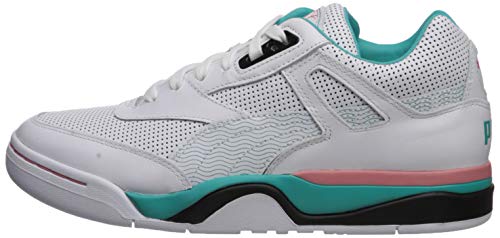 PUMA Men's Palace Guard Sneaker, White-Geranium, 11.5 M US