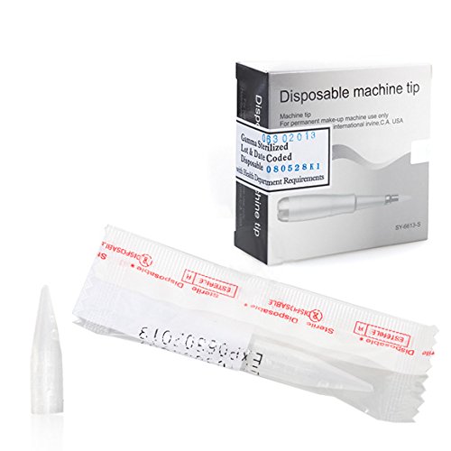Punta (pequeño) stérile a desechable para aguja 1 punta dermographe maquillaje permannet ecológicos (lote de 10)