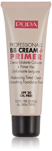 Pupa Professionals BB Cream & Primer 002 Sand Krem BB oraz baza pod makijaż dla cery normalnej i suchej