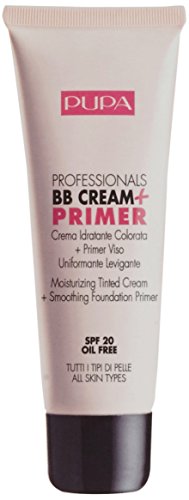 Pupa Professionals BB Cream & Primer 002 Sand Krem BB oraz baza pod makijaż dla cery normalnej i suchej