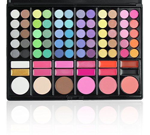 Pure Vie® 78 Colores Sombra De Ojos Paleta de Maquillaje Cosmética - Perfecto para Sso Profesional y Diario