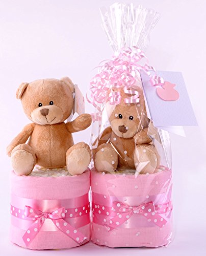 PureNappyCakes - Pañales rellenos profundos para niñas Talla:Mini