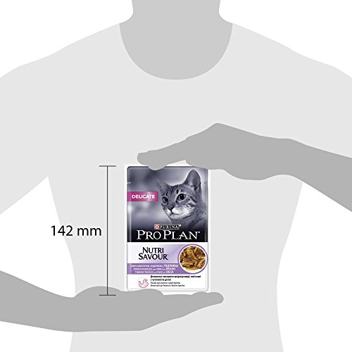 Purina ProPlan Delicate en Salsa Comida para Gato Adulto Pavo 24 x 85 g