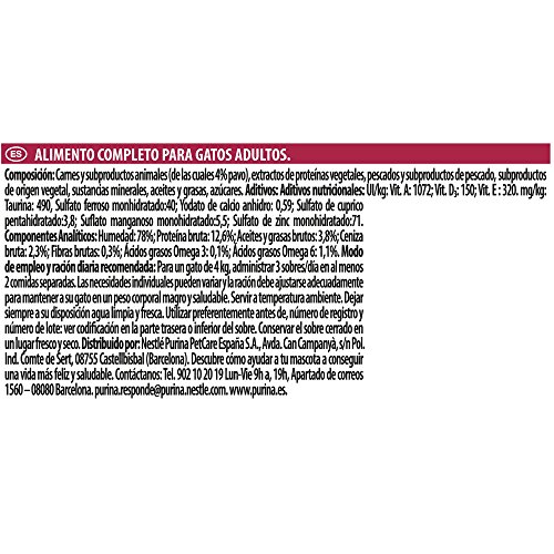 Purina ProPlan Delicate en Salsa Comida para Gato Adulto Pavo 24 x 85 g