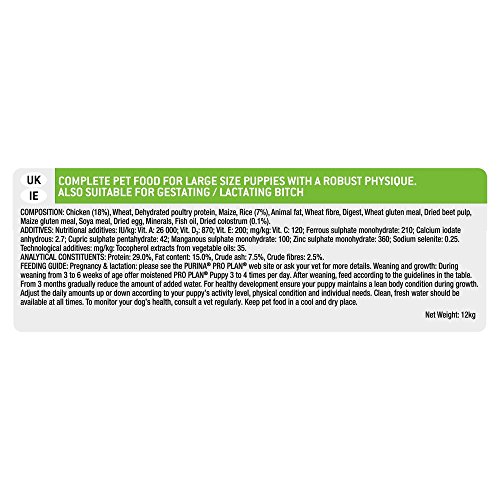 Purina ProPlan Large Puppy Robust Balance pienso para perro cachorro 12 Kg