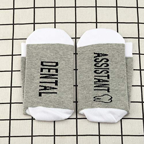 PYOUL 2 pares de calcetines dentales para dentista, regalo de graduación para dentista, regalo de graduación para higienista dental, futuro dentista