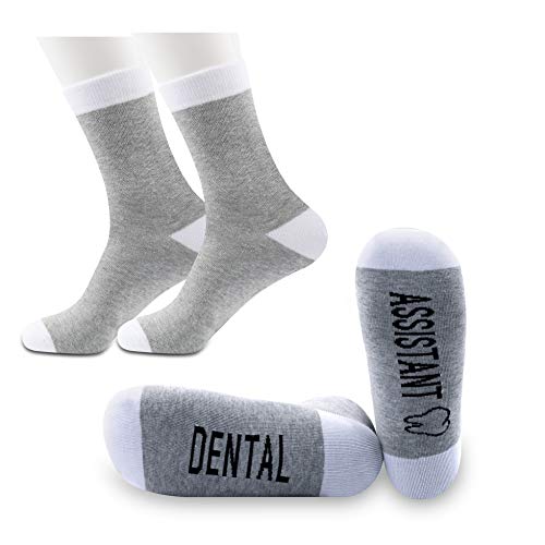 PYOUL 2 pares de calcetines dentales para dentista, regalo de graduación para dentista, regalo de graduación para higienista dental, futuro dentista