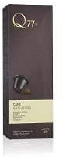 Q77+ CAFÉ ANTIAGING | Cápsulas de Café Antienvejecimiento | Café Rejuvenecedor | Antiarrugas | Ácido Hialurónico, Vitamina B3 , y Astaxantina | Compatible con Máquinas de Café Nespresso | 28 Cápsulas