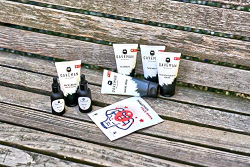 Qaveman Men's Skincare Moisturising Face & Beard Moisturiser 1 x 75 ml