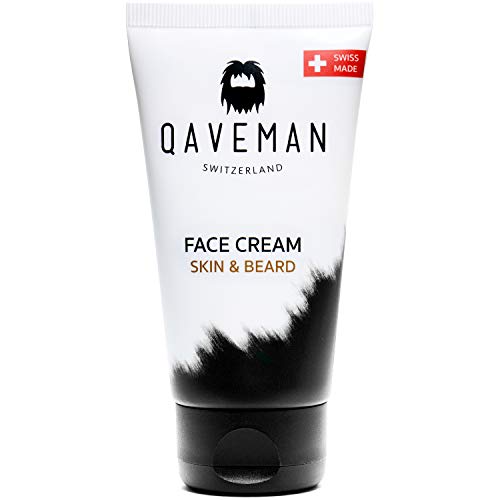 Qaveman Men's Skincare Moisturising Face & Beard Moisturiser 1 x 75 ml