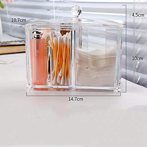 QAZX Cosméticos y maquillaje organizador de plástico cosméticos de maquillaje Organizador Viajar Organizador for peluqueros y maquilladores for el almacenamiento de productos de belleza, accesorios de