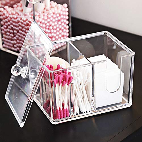 QAZX Cosméticos y maquillaje organizador de plástico cosméticos de maquillaje Organizador Viajar Organizador for peluqueros y maquilladores for el almacenamiento de productos de belleza, accesorios de