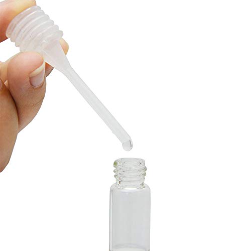 Qiao Nai Venta al por mayor de plástico para difusor de Perfume Mini botella de gotero de aceite líquido de laboratorio suministro 64mm 10 unids/lote