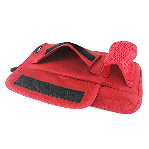 QIDIAN Motorcycle Glove Saddle Bolsas de Equipaje Bolsa de Almacenamiento Decorate Case Box para Piag GIO Ves pa GTS LX LXV SP rint Prima Vera 50 125 250 300 150 (Red)