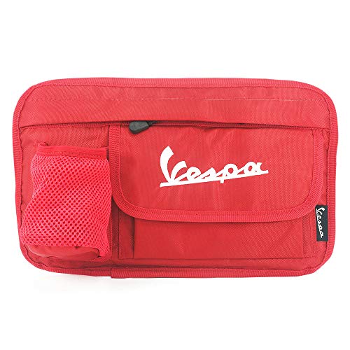 QIDIAN Motorcycle Glove Saddle Bolsas de Equipaje Bolsa de Almacenamiento Decorate Case Box para Piag GIO Ves pa GTS LX LXV SP rint Prima Vera 50 125 250 300 150 (Red)