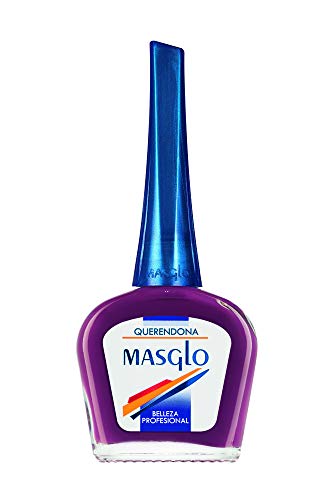 QUERENDONA ESMALTE DE UÑAS COLOR BERENJENA REMOLACHA MASGLO 13,5 ML