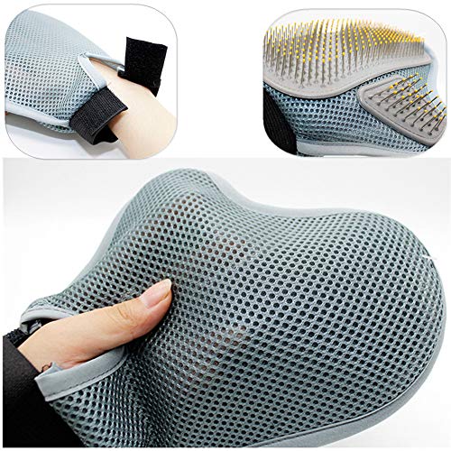 Quita Pelos Gato Guante Pelo Gato Guante de Aseo de Mascotas para Gatos Pinceles para Perro Conejo Cepillo Guantes Manos en Mascota