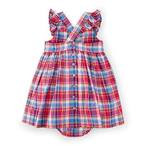 Ralph Lauren - Conjunto de vestido y florero de algodón para bebé - Multi - 6 meses