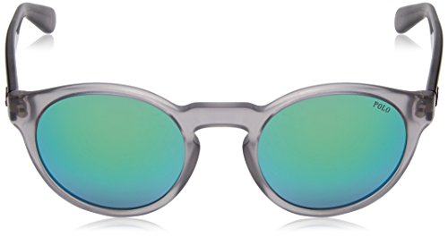 Ralph Lauren POLO 0PH4101 Gafas de sol, Vintage Crystal Grey, 52 para Mujer