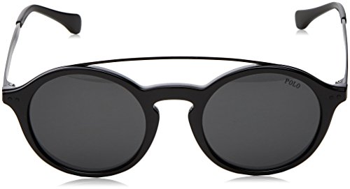 Ralph Lauren POLO 0PH4122 Gafas de sol, Shiny Black, 49 para Mujer