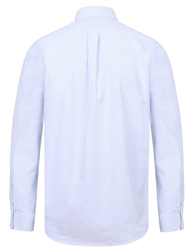 Ralph Lauren - Polo Oxford para hombre Blue/White Stripe L