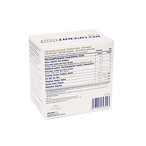 Recuperation FM Fórmula Base | Bebida hipotónica con sales minerales científicamente formulada | 20 sobres