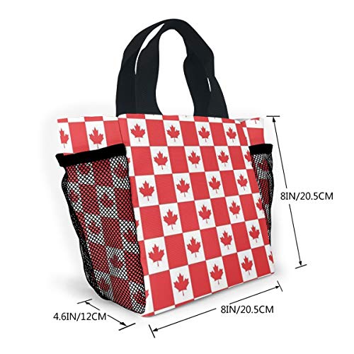 Red Petro-Canada Flag - Bolso de mujer a la moda, bolsa reutilizable para la compra con luz de alta capacidad, bolsas de regalo, bolsas porta alimentos