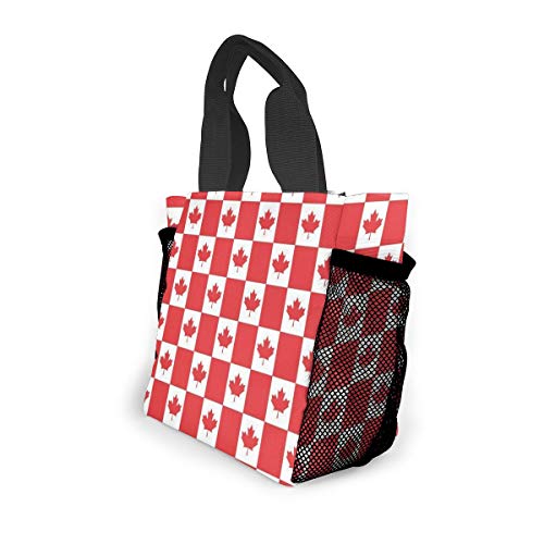 Red Petro-Canada Flag - Bolso de mujer a la moda, bolsa reutilizable para la compra con luz de alta capacidad, bolsas de regalo, bolsas porta alimentos